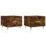 Couchtisch 2 Stk. Holzwerkstoff geräucherte Eiche 50x50x40cm von vidaXL, Couchtisch - Ref: Foro24-829359, Preis: 65,98 €, Rab...