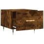 Couchtisch 2 Stk. Holzwerkstoff geräucherte Eiche 50x50x40cm von vidaXL, Couchtisch - Ref: Foro24-829359, Preis: 65,98 €, Rab...