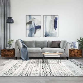 Couchtisch 2 Stück, Holzwerkstoff, geräucherte Eiche, 50 x 50 x 40 cm von vidaXL, Couchtisch - Ref: Foro24-829343, Preis: 67,...