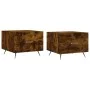Coffee table 2 pcs engineered wood smoked oak 50x50x40cm by vidaXL, Coffee table - Ref: Foro24-829343, Price: 66,67 €, Discou...