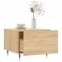 Coffee tables 2 pcs engineered wood Sonoma oak 50x50x40cm by vidaXL, Coffee table - Ref: Foro24-829355, Price: 65,98 €, Disco...