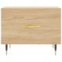 Coffee tables 2 pcs engineered wood Sonoma oak 50x50x40cm by vidaXL, Coffee table - Ref: Foro24-829355, Price: 65,98 €, Disco...