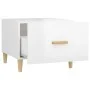 Center table 2 units engineered wood glossy white 50x50x40cm by vidaXL, Coffee table - Ref: Foro24-812721, Price: 57,43 €, Di...