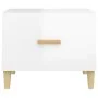 Center table 2 units engineered wood glossy white 50x50x40cm by vidaXL, Coffee table - Ref: Foro24-812721, Price: 57,43 €, Di...