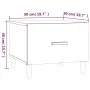 Center table 2 units engineered wood glossy white 50x50x40cm by vidaXL, Coffee table - Ref: Foro24-812721, Price: 57,43 €, Di...