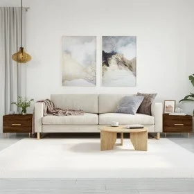 Coffee tables 2 pcs oak brown engineered wood 50x50x40cm by vidaXL, Coffee table - Ref: Foro24-829379, Price: 67,34 €, Discou...