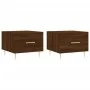Couchtische, 2 Stück, Eichenbraun, Holzwerkstoff, 50 x 50 x 40 cm von vidaXL, Couchtisch - Ref: Foro24-829379, Preis: 67,34 €...