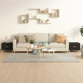 Coffee tables 2 pcs black engineered wood 50x50x40 cm by vidaXL, Coffee table - Ref: Foro24-812711, Price: 61,86 €, Discount: %
