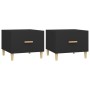 Coffee tables 2 pcs black engineered wood 50x50x40 cm by vidaXL, Coffee table - Ref: Foro24-812711, Price: 62,38 €, Discount: %