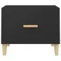 Mesas de centro 2 uds madera de ingeniería negro 50x50x40 cm de vidaXL, Mesas de centro - Ref: Foro24-812711, Precio: 61,84 €...