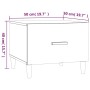 Couchtische, 2 Stück, schwarzes Holzwerkstoff, 50 x 50 x 40 cm von vidaXL, Couchtisch - Ref: Foro24-812711, Preis: 62,38 €, R...