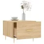Center tables 2 units engineered wood Sonoma oak 50x50x40cm by vidaXL, Coffee table - Ref: Foro24-829371, Price: 65,28 €, Dis...