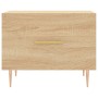 Couchtische 2 Stk. Holzwerkstoff Sonoma Eiche 50x50x40cm von vidaXL, Couchtisch - Ref: Foro24-829371, Preis: 65,84 €, Rabatt: %