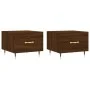 Couchtische, 2 Stück, Eichenbraun, Holzwerkstoff, 50 x 50 x 40 cm von vidaXL, Couchtisch - Ref: Foro24-829363, Preis: 67,84 €...