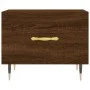Mesas de centro 2 uds madera ingeniería marrón roble 50x50x40cm de vidaXL, Mesas de centro - Ref: Foro24-829363, Precio: 67,8...