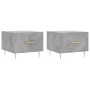 Couchtisch 2 Stk. Holzwerkstoff grauer Beton 50x50x40cm von vidaXL, Couchtisch - Ref: Foro24-829373, Preis: 65,84 €, Rabatt: %