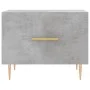 Mesa de centro 2 uds madera ingeniería gris hormigón 50x50x40cm de vidaXL, Mesas de centro - Ref: Foro24-829373, Precio: 65,2...