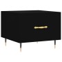 Mesas de centro 2 uds madera de ingeniería negro 50x50x40 cm de vidaXL, Mesas de centro - Ref: Foro24-829351, Precio: 67,19 €