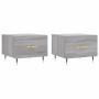 Coffee tables 2 units Sonoma gray engineered wood 50x50x40 cm by vidaXL, Coffee table - Ref: Foro24-829361, Price: 68,61 €, D...