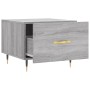 Coffee tables 2 units Sonoma gray engineered wood 50x50x40 cm by vidaXL, Coffee table - Ref: Foro24-829361, Price: 68,61 €, D...