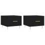 Couchtische 2 Stk. Holzwerkstoff schwarz 50x50x40 cm von vidaXL, Couchtisch - Ref: Foro24-829367, Preis: 66,55 €, Rabatt: %