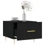 Center tables 2 units engineered wood black 50x50x40 cm by vidaXL, Coffee table - Ref: Foro24-829367, Price: 65,98 €, Discoun...