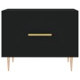 Mesas de centro 2 uds madera de ingeniería negro 50x50x40 cm de vidaXL, Mesas de centro - Ref: Foro24-829367, Precio: 66,49 €
