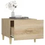 Mesas de centro 2 uds madera ingeniería roble Sonoma 50x50x40cm de vidaXL, Mesas de centro - Ref: Foro24-812715, Precio: 59,9...