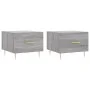 Coffee tables 2 units Sonoma gray engineered wood 50x50x40 cm by vidaXL, Coffee table - Ref: Foro24-829377, Price: 67,34 €, D...