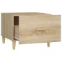 Mesas de centro 2 uds madera ingeniería roble Sonoma 50x50x40cm de vidaXL, Mesas de centro - Ref: Foro24-812715, Precio: 59,9...