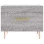 Mesas de centro 2 uds madera ingeniería gris Sonoma 50x50x40 cm de vidaXL, Mesas de centro - Ref: Foro24-829377, Precio: 67,9...