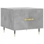 Mesa de centro 2 uds madera ingeniería gris hormigón 50x50x40cm de vidaXL, Mesas de centro - Ref: Foro24-829357, Precio: 65,9...
