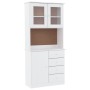 ALTA tall sideboard solid white pine wood 77x35x165 cm by vidaXL, Sideboards - Ref: Foro24-3187772, Price: 231,32 €, Discount: %