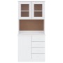 ALTA tall sideboard solid white pine wood 77x35x165 cm by vidaXL, Sideboards - Ref: Foro24-3187772, Price: 231,32 €, Discount: %