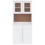 Aparador alto ALTA madera maciza de pino blanco 77x35x165 cm de vidaXL, Aparadores - Ref: Foro24-3187774, Precio: 243,27 €, D...