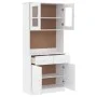 Aparador alto ALTA madera maciza de pino blanco 77x35x165 cm by vidaXL, Sideboards - Ref: Foro24-3187774, Price: 243,32 €, Di...