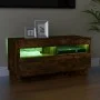 TV-Schrank mit LED-Leuchten, Farbe Eiche geräuchert, 80 x 35 x 40 cm von vidaXL, TV-Möbel - Ref: Foro24-815723, Preis: 52,37 ...