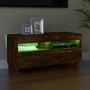 TV-Schrank mit LED-Leuchten, Farbe Eiche geräuchert, 80 x 35 x 40 cm von vidaXL, TV-Möbel - Ref: Foro24-815723, Preis: 53,75 ...