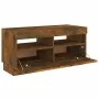 TV-Schrank mit LED-Leuchten, Farbe Eiche geräuchert, 80 x 35 x 40 cm von vidaXL, TV-Möbel - Ref: Foro24-815723, Preis: 52,37 ...