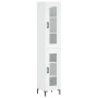 Aparador alto madera contrachapada blanco 34,5x34x180 cm de vidaXL, Aparadores - Ref: Foro24-3199425, Precio: 110,58 €, Descu...