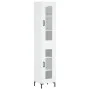 Aparador alto madera contrachapada blanco 34,5x34x180 cm de vidaXL, Aparadores - Ref: Foro24-3199425, Precio: 109,38 €, Descu...
