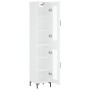 Aparador alto madera contrachapada blanco 34,5x34x180 cm de vidaXL, Aparadores - Ref: Foro24-3199425, Precio: 110,58 €, Descu...