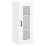 Aparador alto madera contrachapada blanco 34,5x34x180 cm de vidaXL, Aparadores - Ref: Foro24-3199425, Precio: 109,38 €, Descu...
