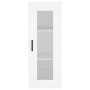 Aparador alto madera contrachapada blanco 34,5x34x180 cm de vidaXL, Aparadores - Ref: Foro24-3199425, Precio: 110,58 €, Descu...