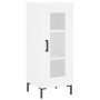 Aparador alto madera contrachapada blanco 34,5x34x180 cm de vidaXL, Aparadores - Ref: Foro24-3199425, Precio: 110,58 €, Descu...