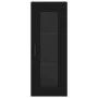 Aparador de madera contrachapada negro 34,5x34x180 cm de vidaXL, Aparadores - Ref: Foro24-3199426, Precio: 104,67 €, Descuent...