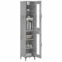 Concrete gray plywood sideboard 34.5x34x180 cm by vidaXL, Sideboards - Ref: Foro24-3199429, Price: 103,35 €, Discount: %