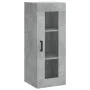 Aparador de madera contrachapada gris hormigón 34,5x34x180 cm de vidaXL, Aparadores - Ref: Foro24-3199429, Precio: 103,35 €, ...