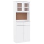 Aparador alto ALTA madera maciza de pino blanco 77x35x188 cm de vidaXL, Aparadores - Ref: Foro24-3187776, Precio: 248,00 €, D...