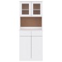 Aparador alto ALTA madera maciza de pino blanco 77x35x188 cm de vidaXL, Aparadores - Ref: Foro24-3187776, Precio: 248,00 €, D...